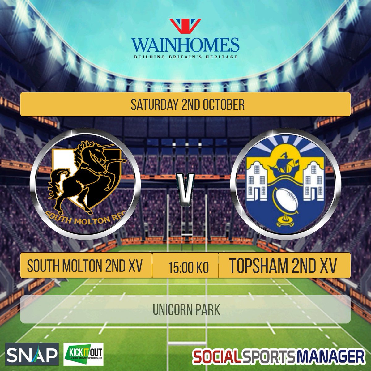 We would like to thank everyone, who came and supported the team yesterday. 
A brilliant atmosphere, thank you again. 

Next fixtures are.