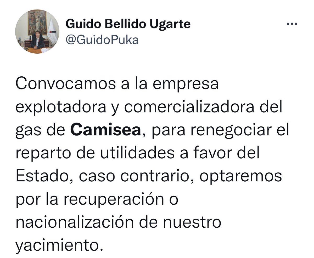 DanielUrresti1's tweet photo. ¡No culpen a Bellido!
Jamás ocultó:
ser senderolover
ser incapaz 
ser estupido
ser misógino
ser homofóbico
ser un analfabeto funcional
ser amigo de Cerrón y pensar q es suficiente para ser premier
La culpa es de Cerrón-Castillo-Veronika
Bellido no pasa de ser uncomisario político https://t.co/D1BORU3UWl