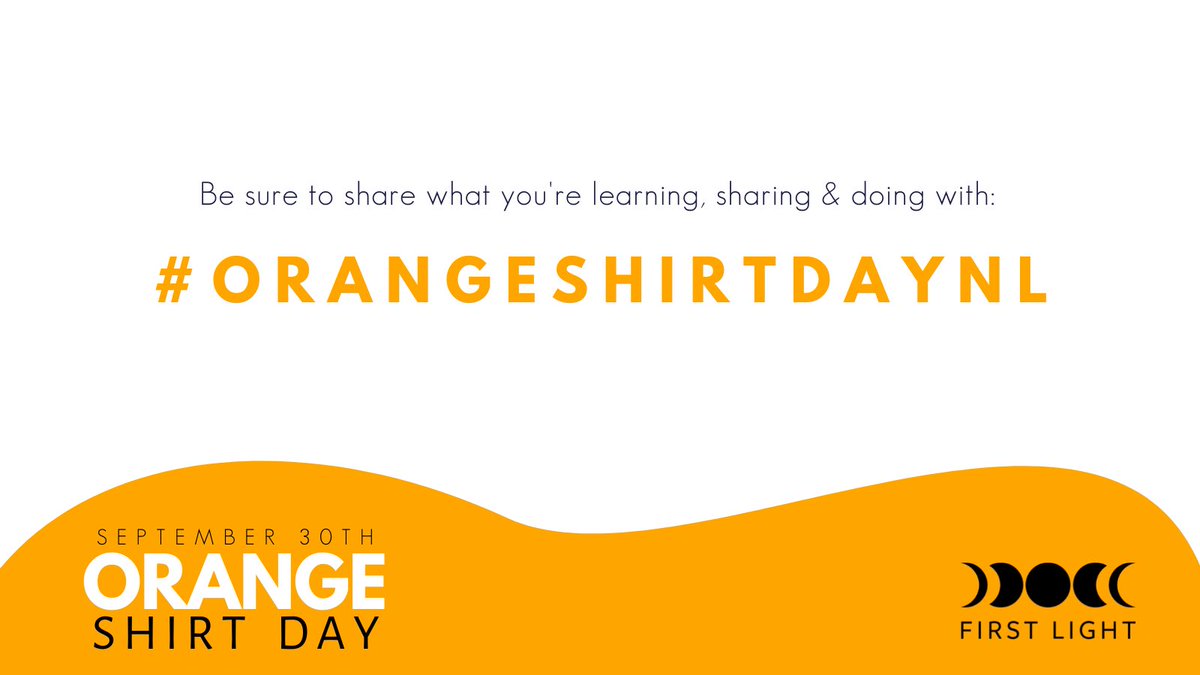 FirstLight_NL's tweet photo. Although it’s called #OrangeShirtDay, it’s about more than just wearing a shirt.

Here’s a few options if you don’t have a shirt for Sept 30, but you don’t need orange to start those important conversations! 

Share what you’re learning, sharing &amp; doing with #OrangeShirtDayNL https://t.co/2zo6KLGaOg