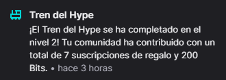 Gracias por el apoyo gente, en el día de mi cumpleaños se ha conseguido el primer tren del hype del canal! Se os quiere ❤️