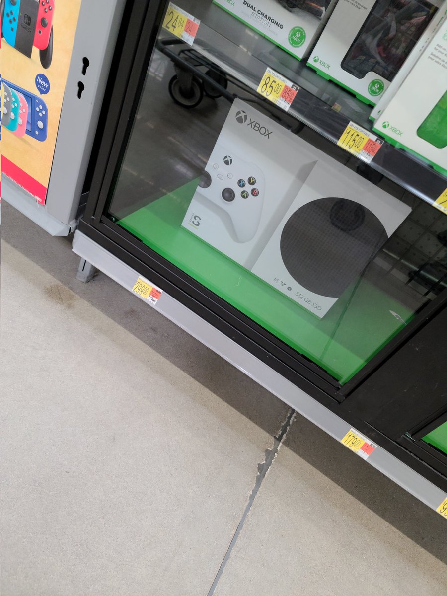 They have series s in stores but not series x or ps5