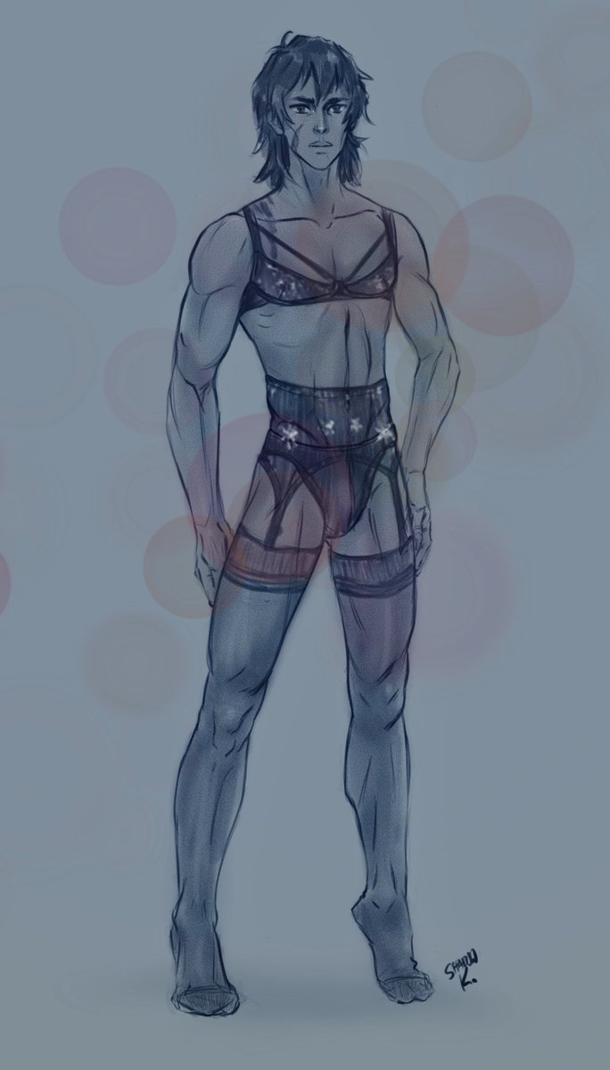 Aahh… My first Keith (or male char in general) in Lingerie ever!

#keithkohane #voltron