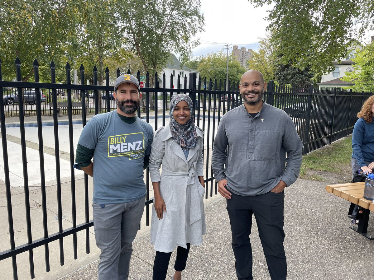 It was great to have former Ward 1 resident and Edison graduate <a href="/IlhanMN/">Ilhan Omar</a> kick us off as we hit the doors this morning! So grateful to be apart of the <a href="/MinneapolisDFL/">Minneapolis DFL</a> team with <a href="/menz4parkboard/">Billy Menz for Minneapolis Parks</a>