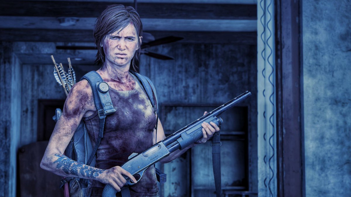 fp_shutter's tweet photo. Happy #TLOUDay 🔥 
For the  theme kicked off by @PoachiiN: 💪 FORTITUDE / STRENGTH 🏋️ ! 
#TLOUPhotoMode
@Naughty_Dog @PlayStation https://t.co/T1aR8O0PPq