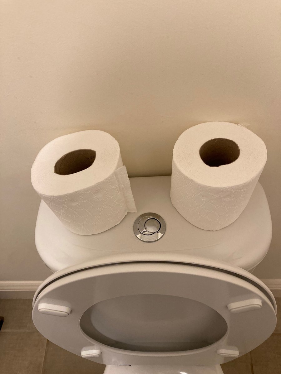 I can't piss with this toilet looking at me like that