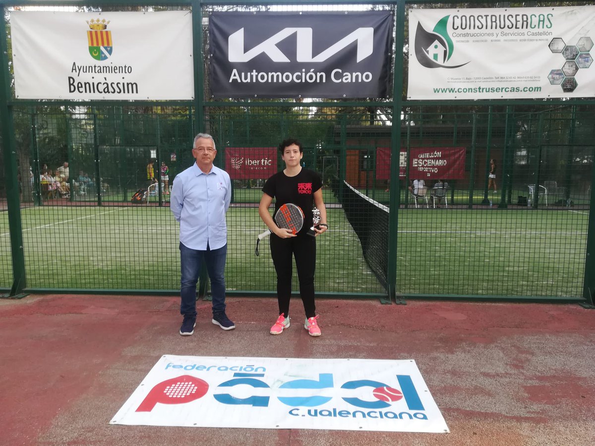 PadelCV's tweet photo. 📝 #RESULTADOS FINAL🥇ORO 2️⃣4️⃣⭐️Club de Pádel 79 Benicassim 💪🏽

🚺
🏆 @EFrancs - @SharifovaKsenia 
❌ @celestepazz - @aramartinezi 
✒️ 7/6 6/3

📍Club de Pádel 79 Benicassim 
@comunitatesport https://t.co/dg7Yb3M7e8