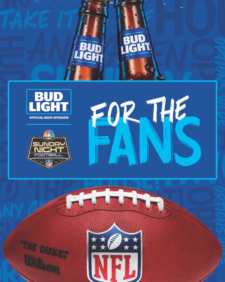 Sundays are a whole lot better with Bud Light and Sunday Night Football back in action 🏈 🍻 
Kansas City Chiefs or Baltimore Ravens….. Take your pick for tonight🍺 <a href="/budlight/">Bud Light</a>