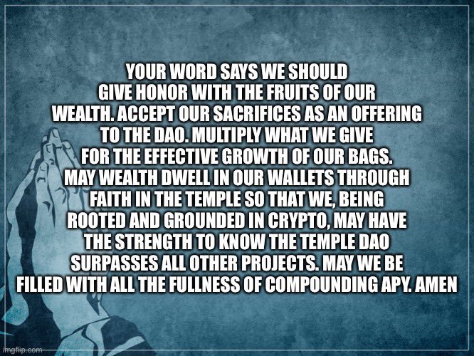 JusSumGuy740170's tweet image. Really looking forward to this project!
 @templedao #templedao #verified #fireritual