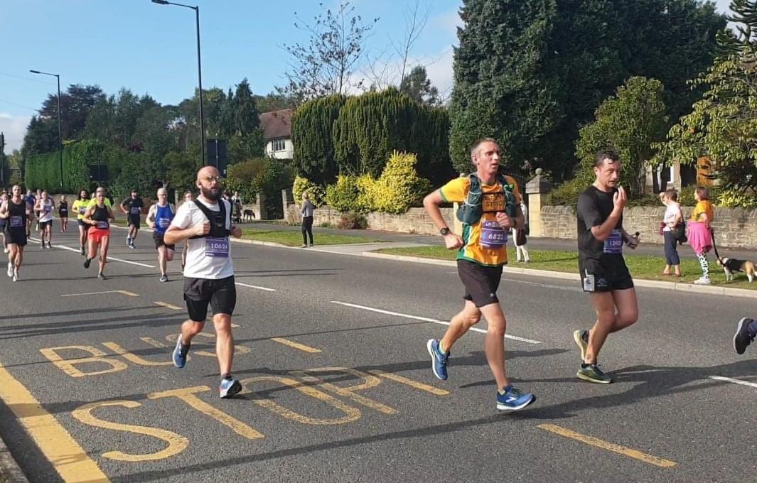 50 miles ran, cycled and walked this week. Great atmosphere at the Sheffield Half Marathon today. Lots of @SheffChildrens TeamTheo shirts too! 1844 miles ytd @KathEvans2 #nhs1000miles