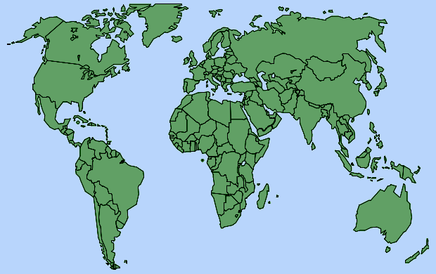 TerribleMaps's tweet photo. More people live in the green area than the blue area https://t.co/6Y0GE5Riu0