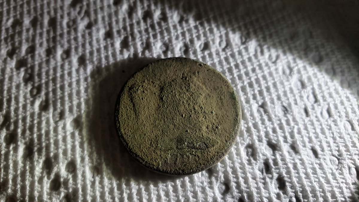 admonishmd's tweet image. 1795 Capped bust large cent
#saturdaynightcoinshow
#justdetect
#detectornetwork
#metaldetecting 
#newhampshire 
#goplayoutside