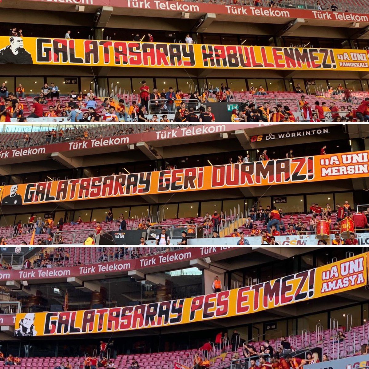 GALATASARAY KABULLENMEZ, GERİ DURMAZ, PES ETMEZ! #ultrAslanUNI