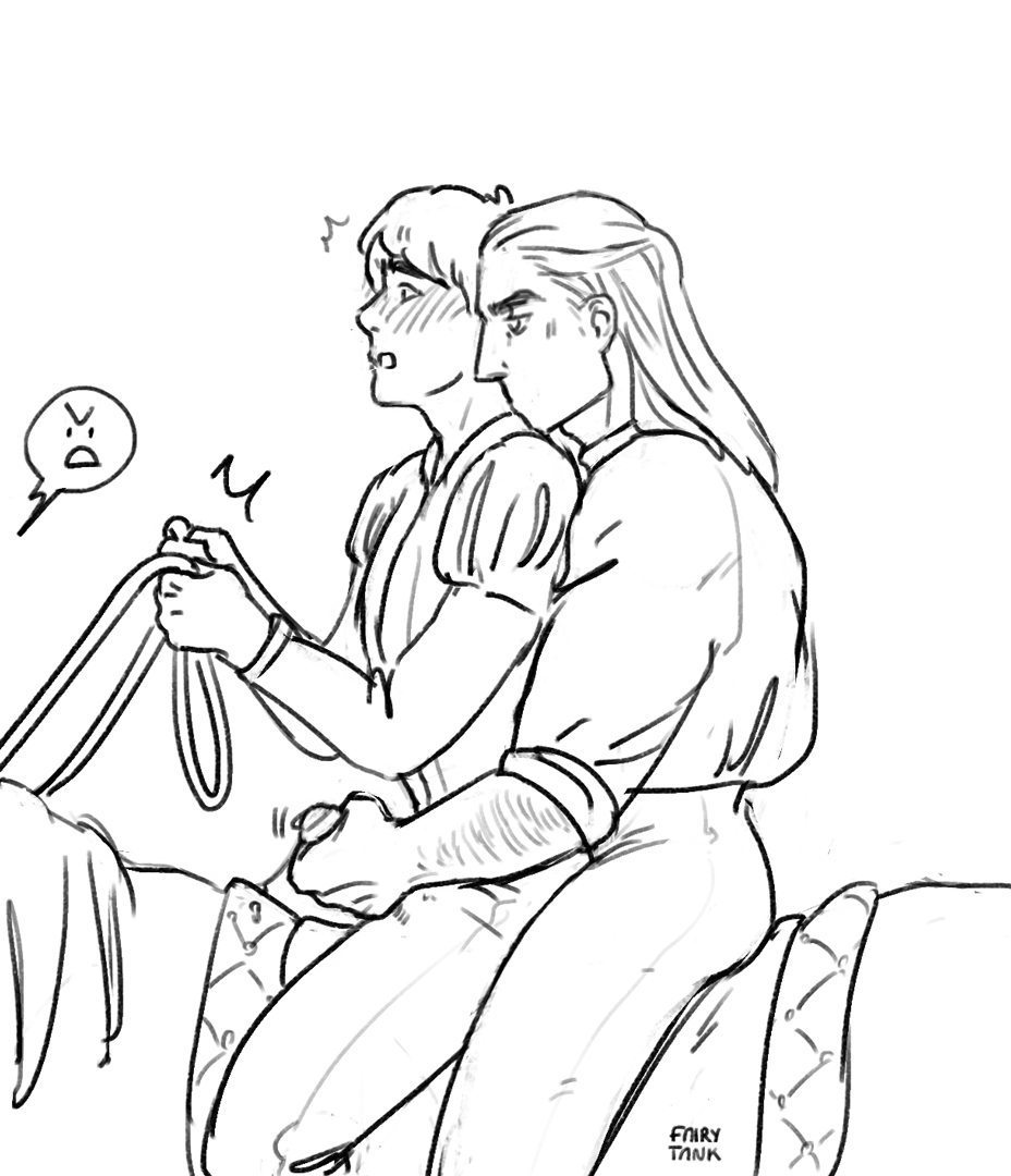 late doodle for yesterday's prompt: handjobs
this is actually a bit cursed. sorry roach
#WhatAboutTheBard #Geraskier