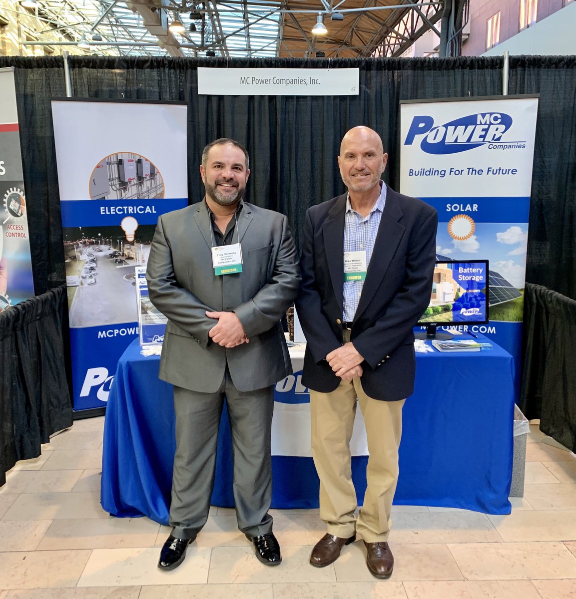 MCPowerCo's tweet photo. Visit with Mike Wilson and Tony Valencia at booth #67 during the #MML21 convention to learn how MC Power is helping cities exceed their sustainability goals! #mocities #PoweringTheFuture https://t.co/kgOnO0nWXt