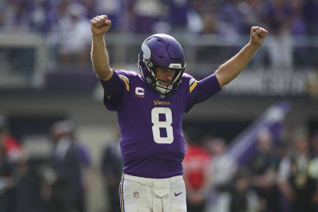 NFLonCBS's tweet photo. Kirk Cousins now at 17 consecutive games with a 90+ QB rating, the second longest streak in NFL history (Peyton Manning, 23) https://t.co/fFs1EGd55i