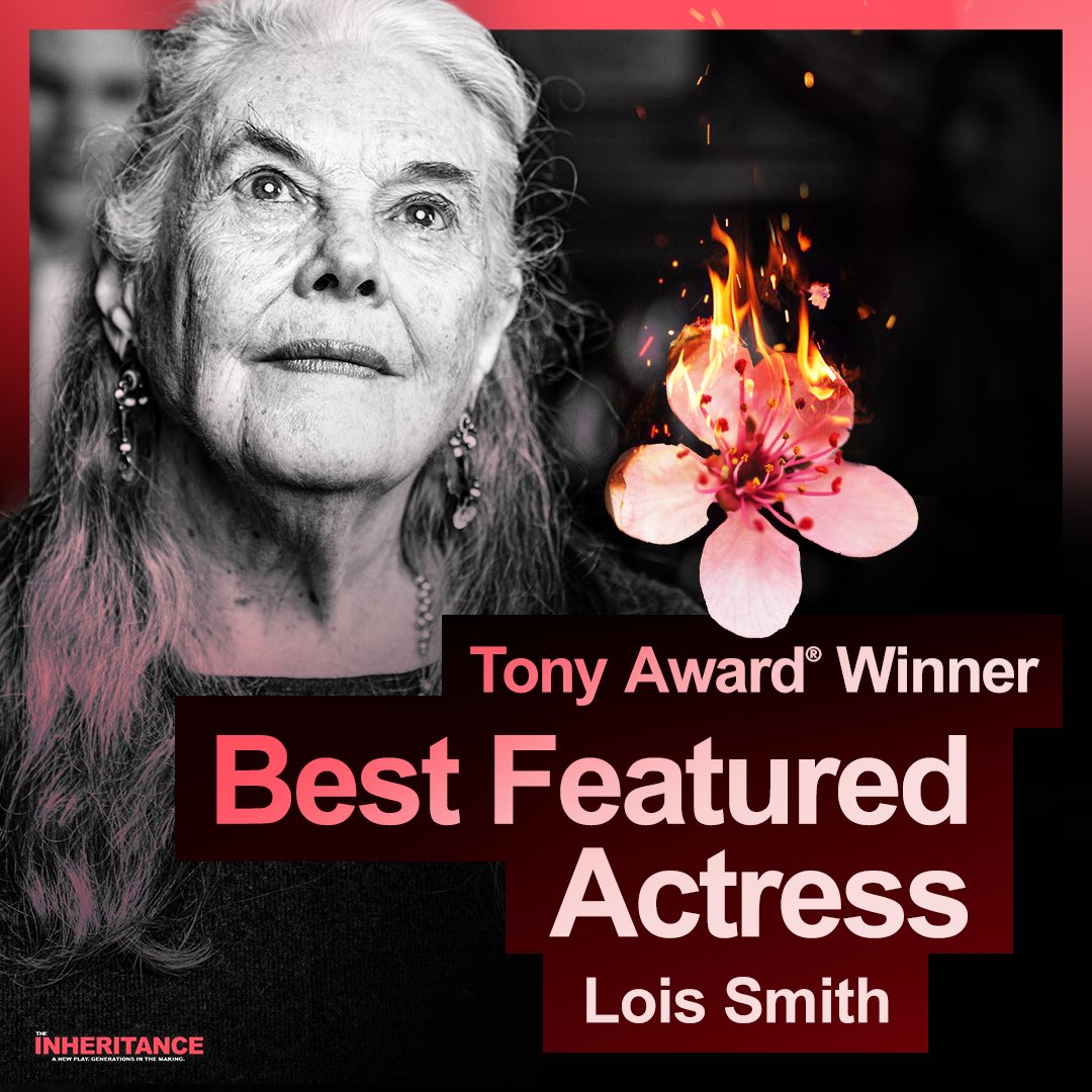 The Inheritance (@inheritanceplay) on Twitter photo .<a href="/loissmith/">Lois Smith</a> and a Tony Award. Name a more iconic duo. I'll wait. Congratulations on your win, Lois! #TonyAwards .<a href="/loissmith/">Lois Smith</a> and a Tony Award. Name a more iconic duo. I'll wait. Congratulations on your win, Lois! #TonyAwards