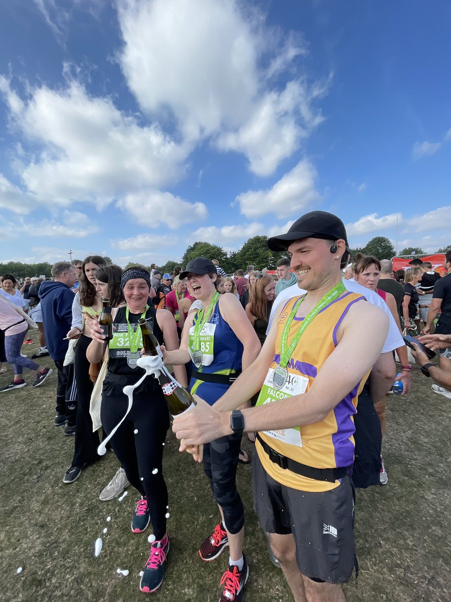 falcoretweets's tweet photo. So thrilled with my 2hr 14min finish time today at @RobinHoodHalf + I’ve raised over £600 for @stammer 😭 Such an emotional day. Thanks to everyone who has sponsored me and supported me. 💜 #robinhoodhalf https://t.co/Dw9Msz8mxe