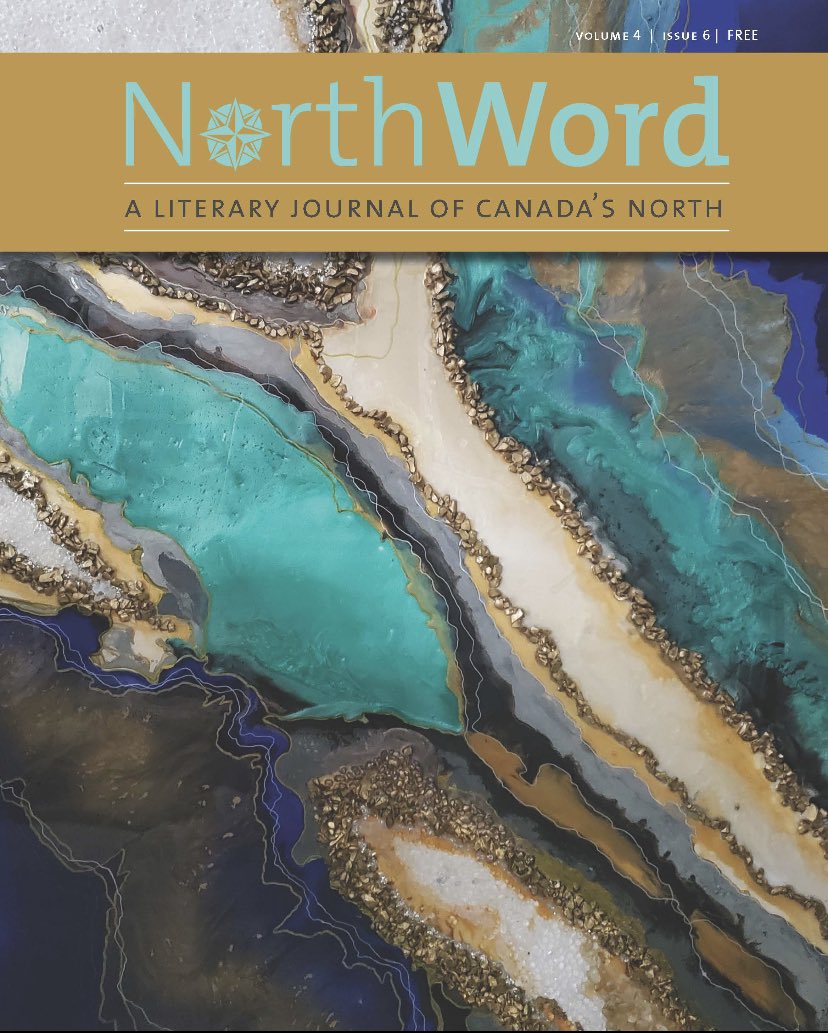 Ladies and Gentlemen! Issue 24 is launched! Gorgeous cover by well-known local resin artist, <a href="/AmberEhti/">Ambreen Ehtisham</a>. Guest edited by <a href="/heyitsluay/">Luay Eljamal</a>. Pick up your free copy this week from Mitchell's cafe, Redpoll Centre, <a href="/keyanocollege/">Keyano College</a>, <a href="/wbrl_ab/">WBRegionalLibrary</a> and Prestige Jewellers. #ymm <a href="/ArtsCouncilWB/">Arts Council Wood Buffalo</a>