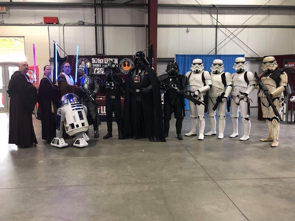 Green Mountain Squad makes their triumphant return to Vermont Sci-Fi &amp; Fantasy Expo! Be sure to stop by our booth to snap some pictures of our costumed characters and come see our new Millennium Falcon Chess table display! See you all there!
