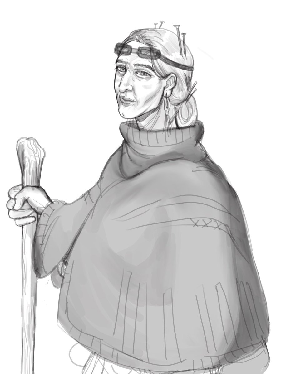 skylarkswift's tweet photo. TTRPG sketches :-) https://t.co/nJoAgj0kbr
