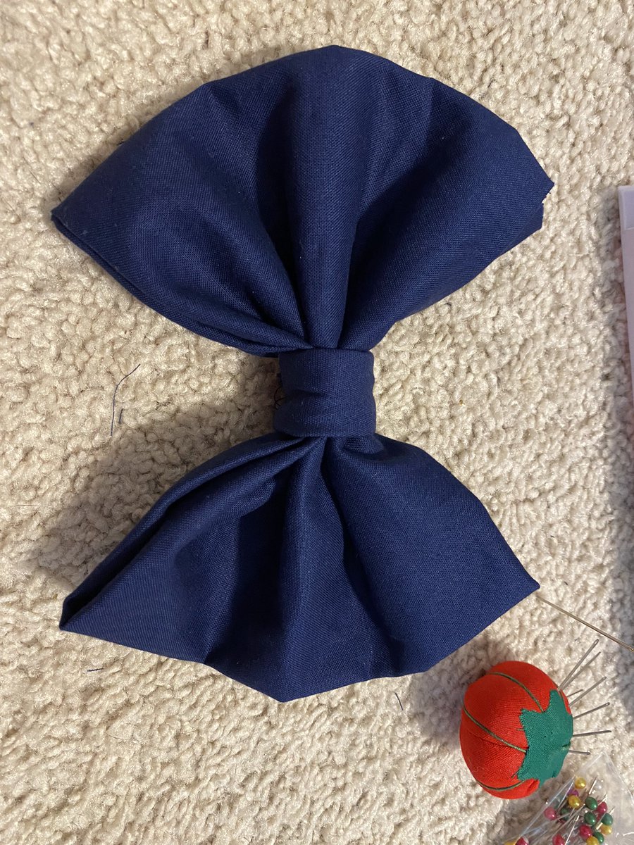AmandaK12014's tweet photo. Made a bow for Bandit, my first bow. 🐾💕 https://t.co/mB2l8qeBF8
