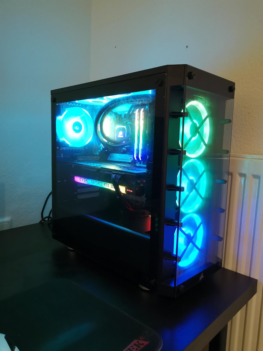 LuzipherMST's tweet photo. Mein neuer PC ist da. Jetzt kann das #Streamen auf #twitch richtig beginnen *_* #RTX3070 #nvidia #amd https://t.co/QcskKGMjOi