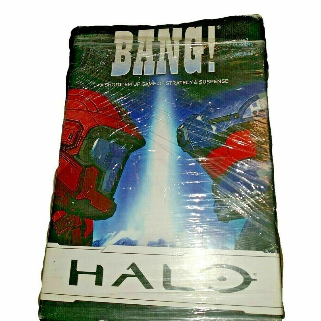 Suaviterinmodo's tweet photo. Bang! Halo Edition Card Game Shootem Up Game Of Strategy &amp; Suspense USAopoly⠀
#bang #haloedition #cardgame #shootemupgame #strategygame #usaopoly #used⠀
https://t.co/NgfjAr5ZEf https://t.co/vkHZf2YN5L https://t.co/oEcjadpMXU