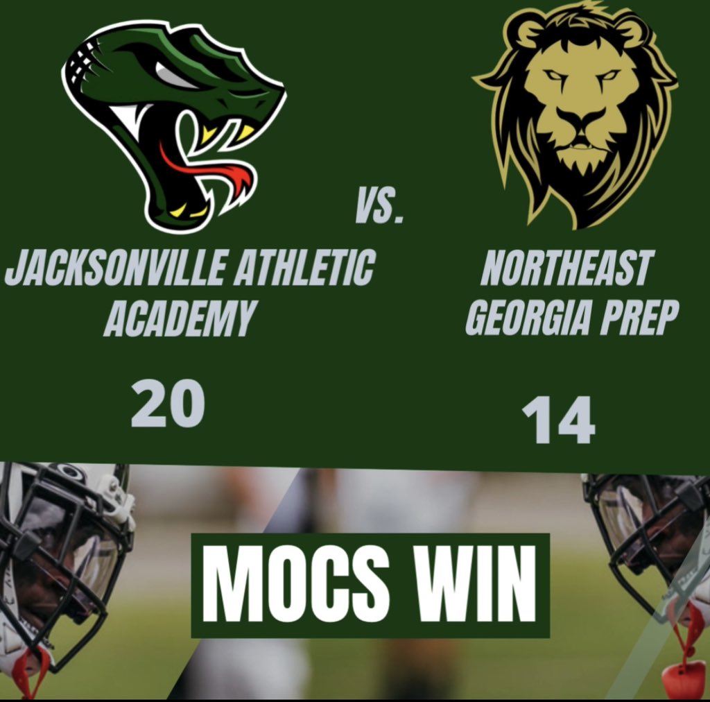 jaa_football's tweet photo. @JAA_Football wins 20-14 today against the @NGPAGoldenLions #VenomSzn #GoMocs #JUCOPRODUCT #CollegeFootball https://t.co/3BHFae7tch