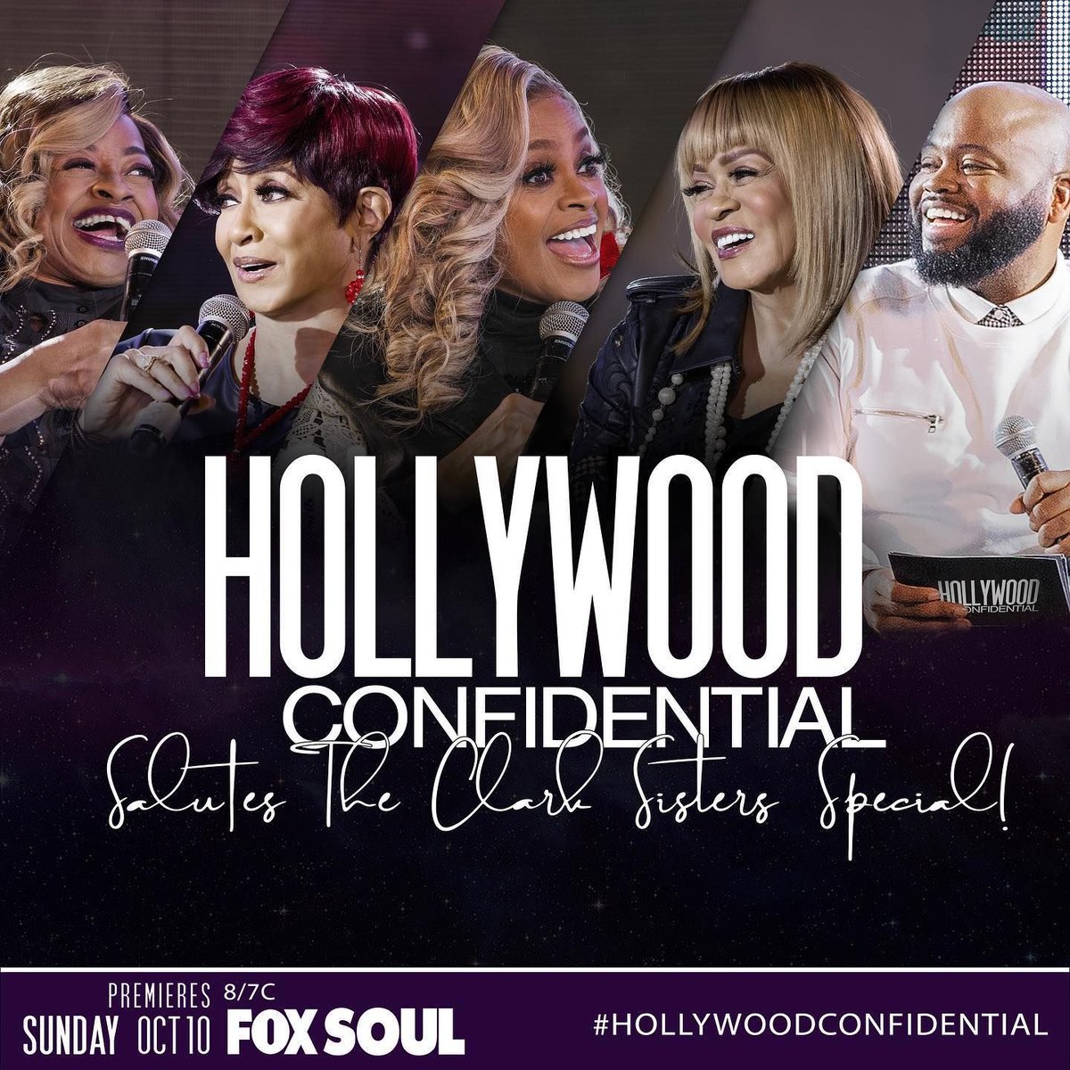 foxsoultv's tweet photo. With over 30 billboard hits and a career that spans over 5 decades, #TheClarkSisters are the biggest selling girl group of all time and it’s no surprise why. 🙏🏾
#FoxSoul presents, #HollywoodConfidential Salutes The Clark Sisters Special!
10/10 8P ET | 5P PT on FoxSoul. Tv https://t.co/qNMNT6MYiA
