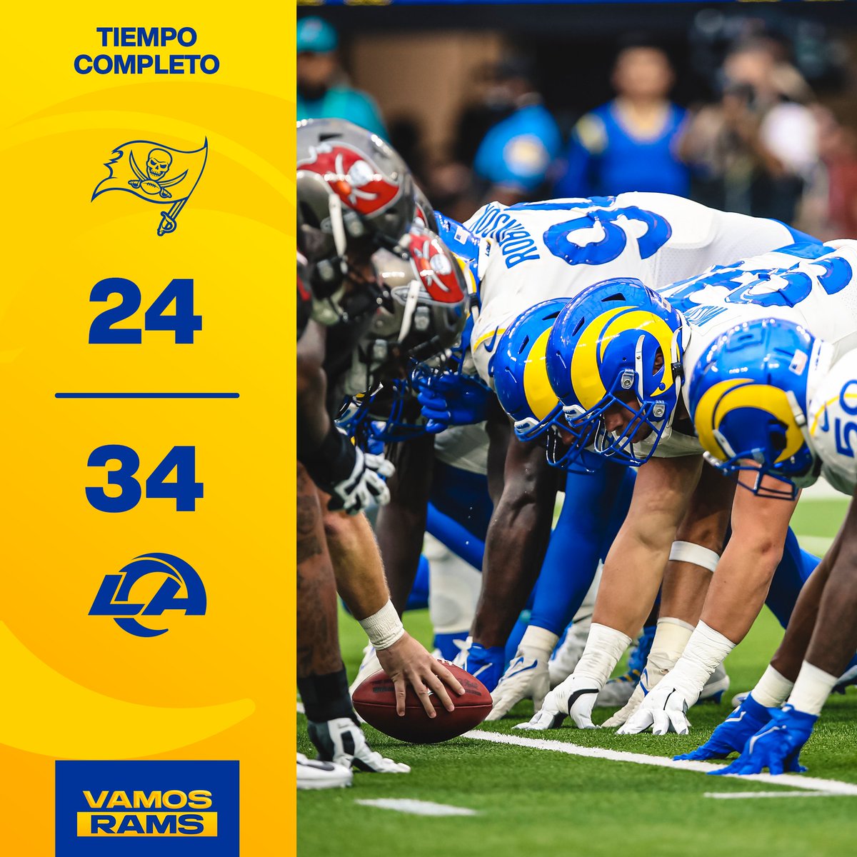 3-0. Lo terminamos ‼️

#VamosRams
