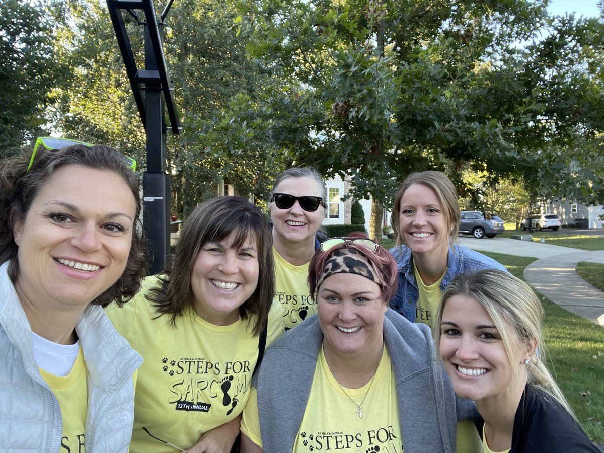 vpgrignol's tweet image. Beautiful morning for a walk with sarcoma colleagues in support of #stepsforsarcoma. Please support research for this rare cancer go.osu.edu/stepsforsarcoma. ⁦@OSUCCC_James⁩⁦@Pelotonia⁩