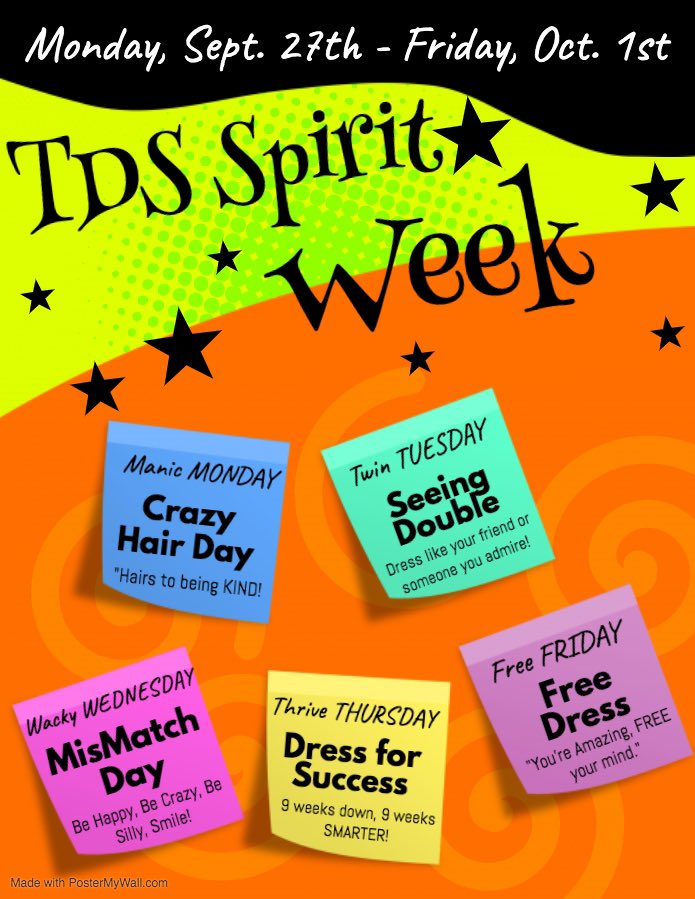 MRomero_EPISD's tweet photo. Sundancers! Join us for Spirit Week! #HeartAndSol❤️&amp;☀️ https://t.co/4bm9tCSHPj