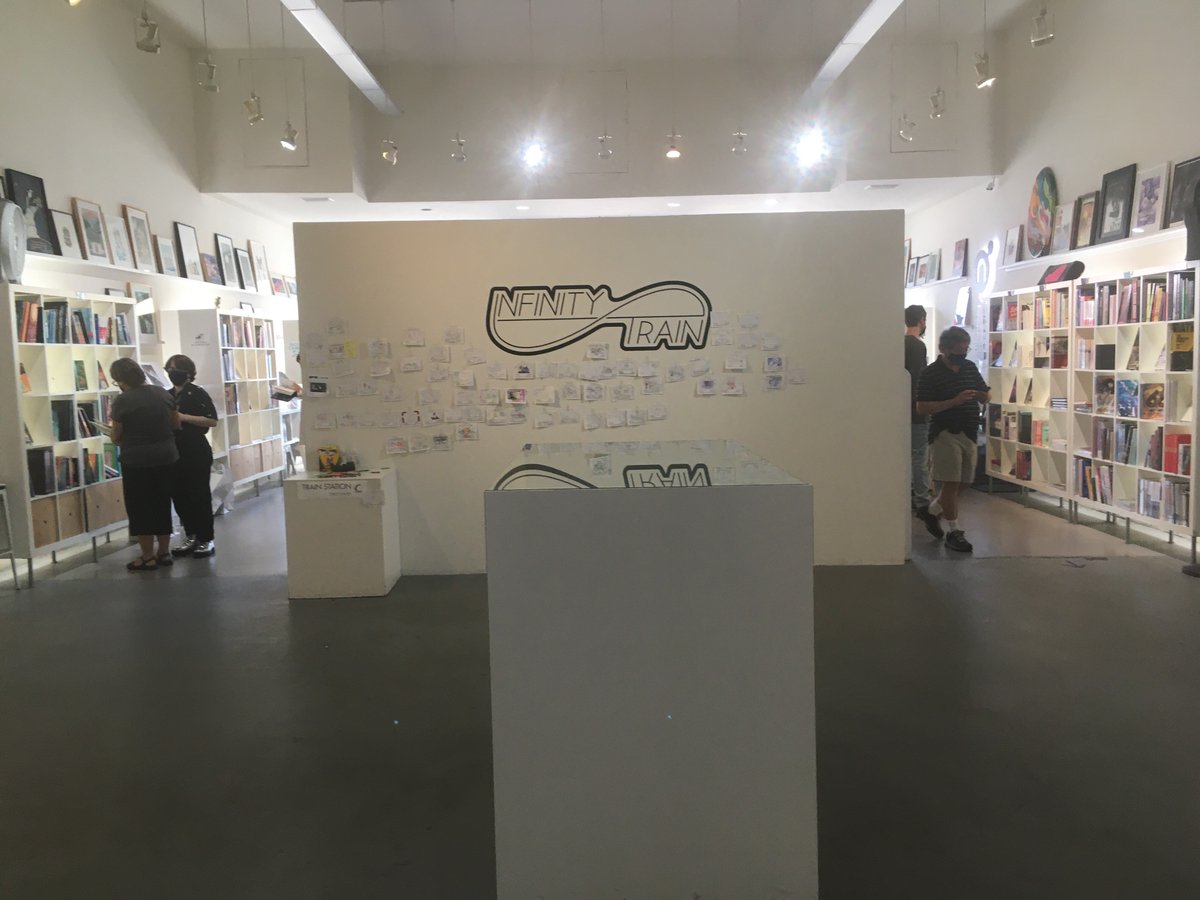 iDuckFilms's tweet photo. Infinity Train at Gallery Nucleus: a thread. All pictures were taken by me. https://t.co/JQmA8kGuJO