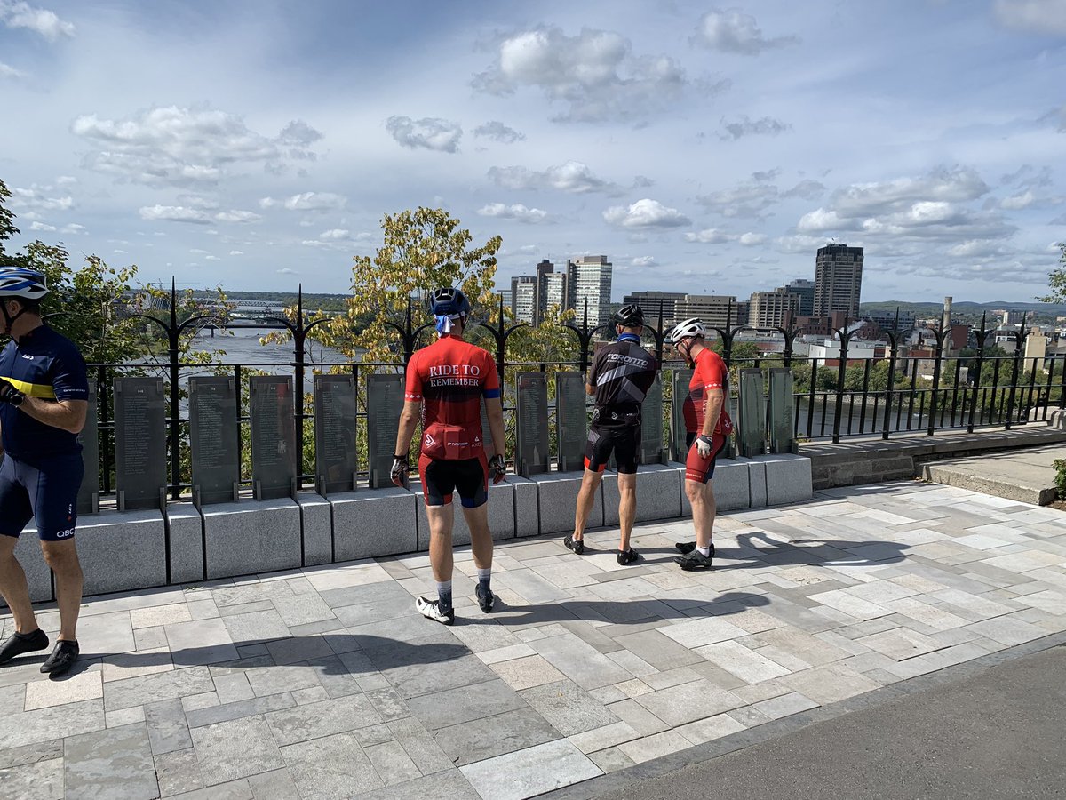 QBCycling's tweet photo. This week we Ride to Remember.  Proud of @QBCycling riders representing @Nat_Div_RCMP and @RCMPONT as part of the 2021 Virtual @CanadianR2R.  #HeroesInLife @npffpn @CPPOM https://t.co/7m0gAetcoT