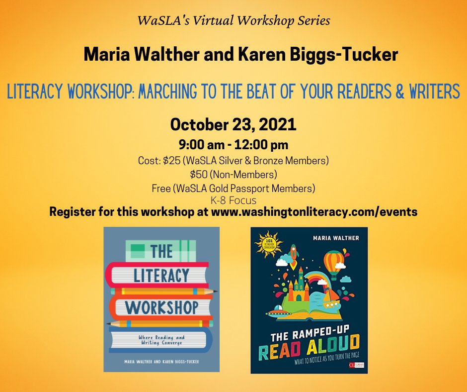 WaStateLiteracy's tweet photo. Looking for amazing literacy PD in October?   We've got you covered! #literacyworkshop https://t.co/TKKXiS8bPt