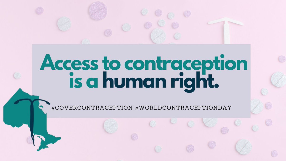 Contracepti_ON's tweet photo. It’s #WorldContraceptionDay today! Access to contraception is a human right, which is why we’re joining @AccessBC, @AbortionRights, @actioncanadashr, and @birthcontrolMB to call for universal no-cost prescription contraception: https://t.co/rtWtAr32ZZ https://t.co/gxvkOdIhhd
