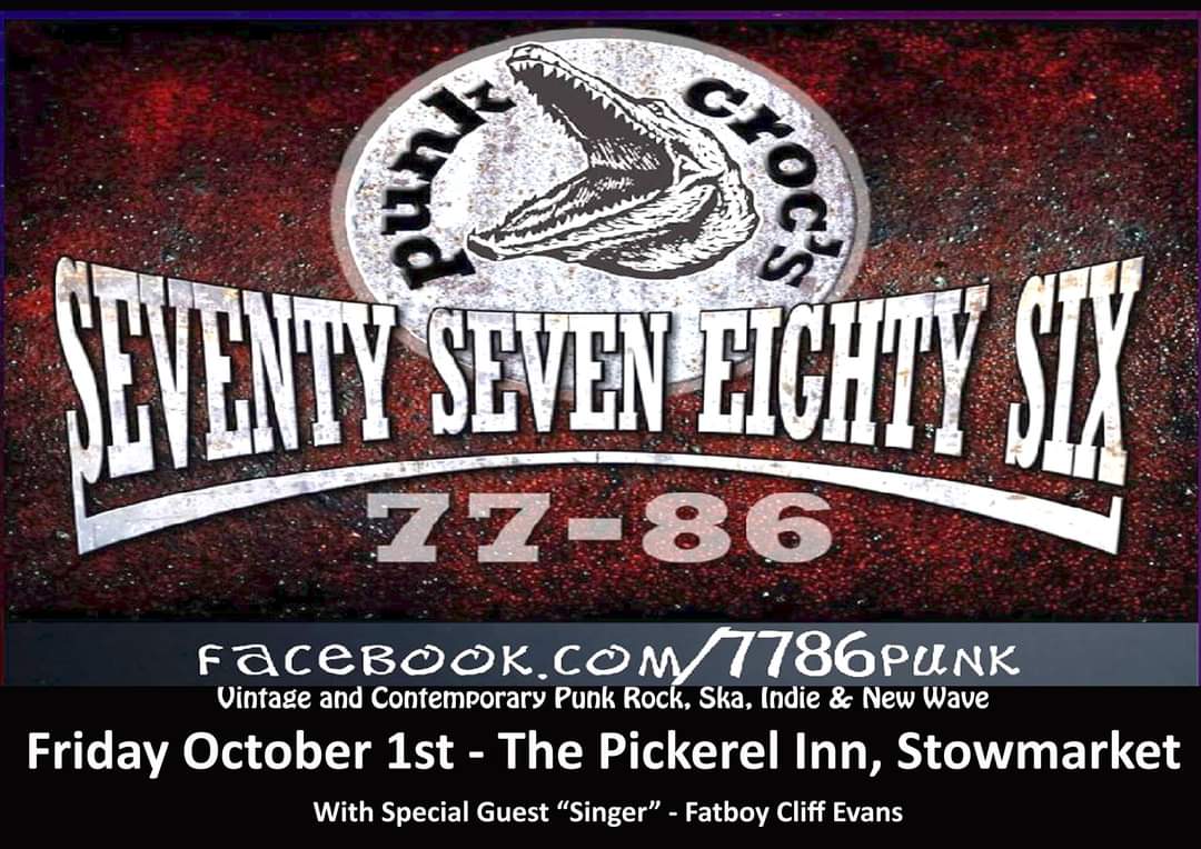 7786punk's tweet photo. Next up The Pickerel, Stowmarket. 01.10.2021 https://t.co/q7lJNYw1m3