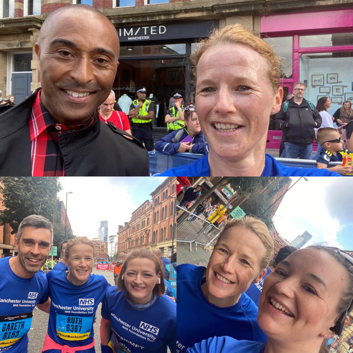 Great to run Manchester 10km as part of the NHS Blue Wave today with some of my fab colleagues - well done to all who took part <a href="/Great_Run/">Great Run</a> <a href="/MFT_Pharmacy/">MFT_Pharmacy</a>