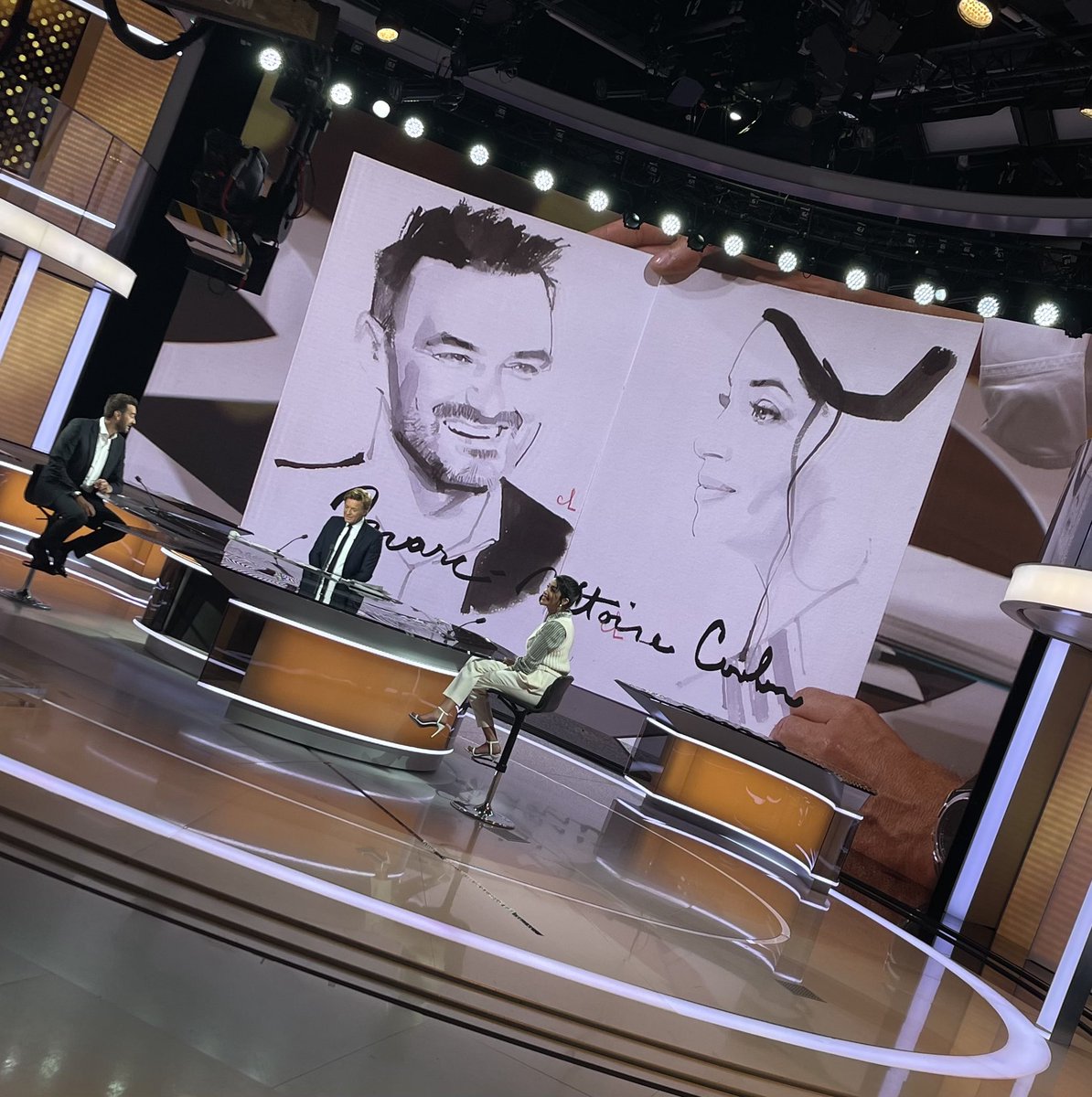 Live <a href="/MACOULON/">MARC ANTOINE COULON</a>  à <a href="/20h30ledimanche/">20h30 Le Dimanche</a>  merci <a href="/LeilaBekhti/">Leila Bekhti</a>  🌹 <a href="/cyril_lignac/">Cyril Lignac</a> 🌹 <a href="/LaurentDelahous/">Laurent Delahousse</a>  🌹 <a href="/SarahBriand/">Sarah Briand</a> 🌹- <a href="/JacquesHerbin/">Jacques Herbin</a>  <a href="/ArnaudGachy/">Arnaud Gachy - Zarno🦇💎</a>