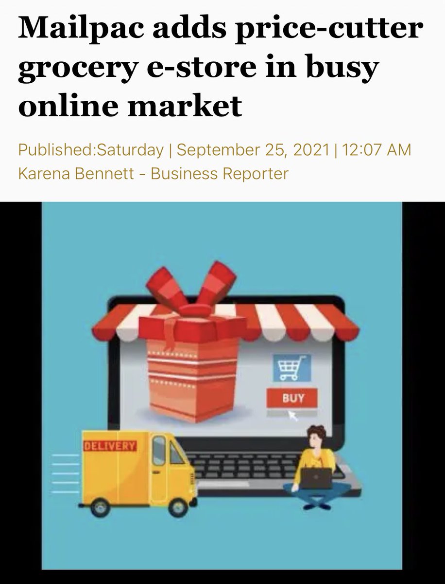 Mailpac has always been committed to bringing innovation to e-commerce in the region. But, I must say, this one could be one of the biggest innovations ever. Shopping online for groceries has always been convenient… but now it’s about to be a lot cheaper!! <a href="/MailpacLocal/">Mailpac Local</a> #letsgo