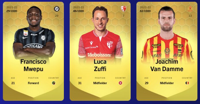 Monaco76_Yt's tweet photo. Bonsoir la famille #sorare dimanche soir c’est un peu triste non ? 
Alors petit package de 5 cartes Challenger à gagner en speed concours ✌️! C est pas grand chose mais ça fait plaisir 
- follow &amp; retweet 
- follow https://t.co/gDvMQUaxEz 
Tirage jeudi  soir bonne chance 🍀 https://t.co/tGZVigJDzf