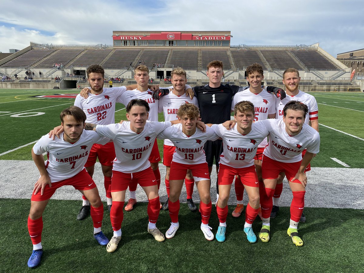 Starting XI in 5-0 clean sheet win over <a href="/SCSUMSOCCER/">St. Cloud State Men's Soccer</a> 

Goals from Gloshen, Danny, Tom, Brady, Rubin

Assists from Danny, Brady x2, Chidie, Gloshen

Great weekend all round on aggregate going 8-1. Bringing a clean sheet home too! Onto the next! #SVSU #GoCards #UTC