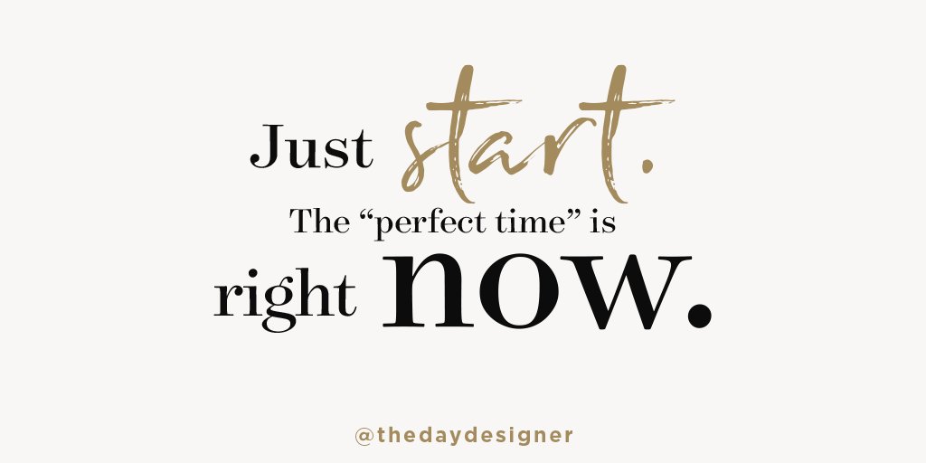 TheDayDesigner's tweet photo. Stop saving everything for tomorrow and start today! π« #daydesigner https://t.co/tiWHqvML7S