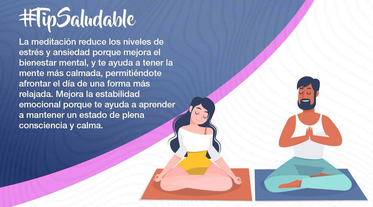 OAVALENCIAIVSS's tweet photo. #TipsIvss | Realizar ejercicios ligeros y de meditación contribuye a la salud física y mental. #SomosGarantiaDeSeguridadSocial #JuntosContraLaCovid @MagaGutierrezV @NicolasMaduro @ivssoficial https://t.co/G224phE8HC