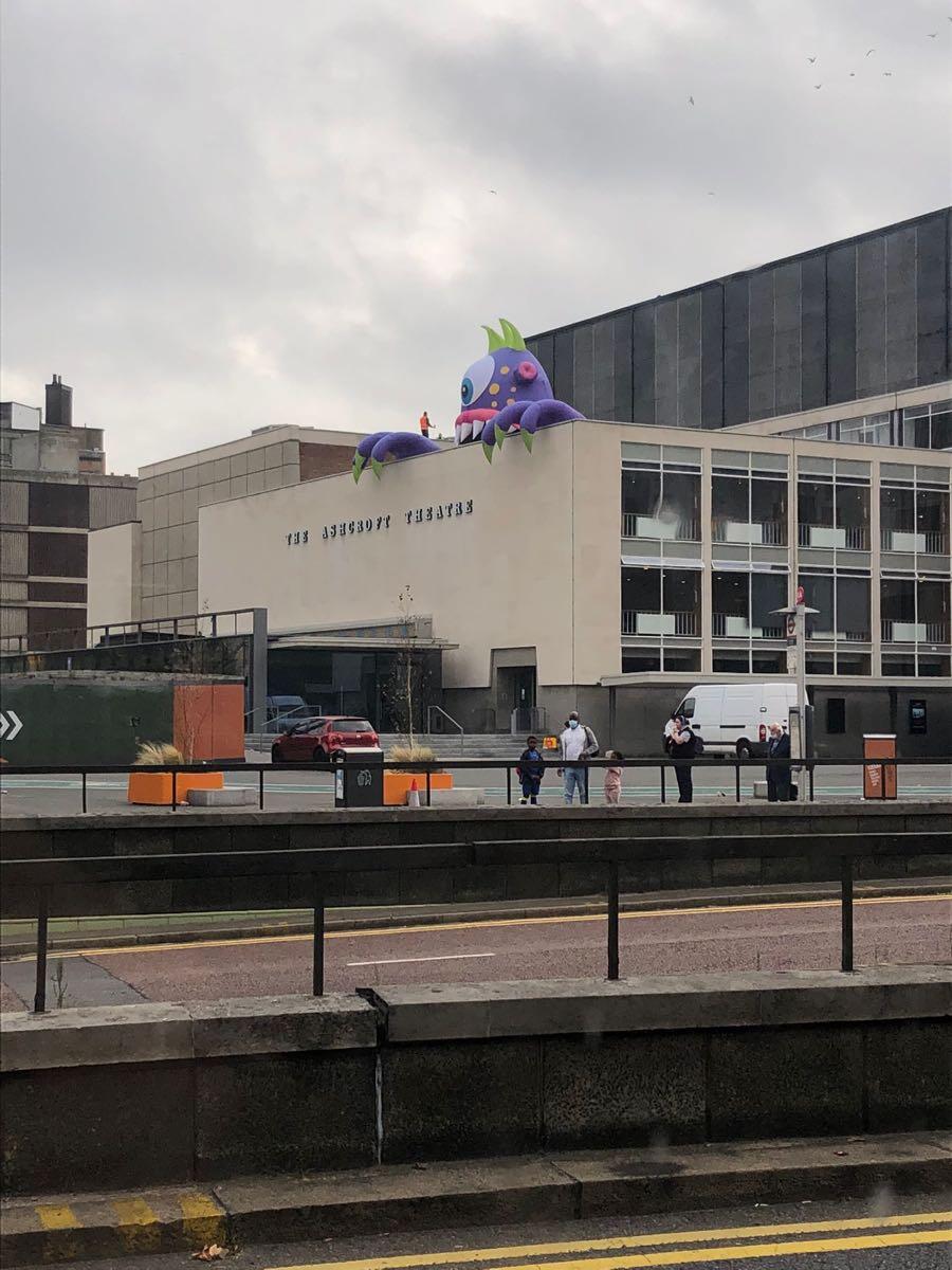 What's that coming over the Halls
Is it a monster? Is it a monster?