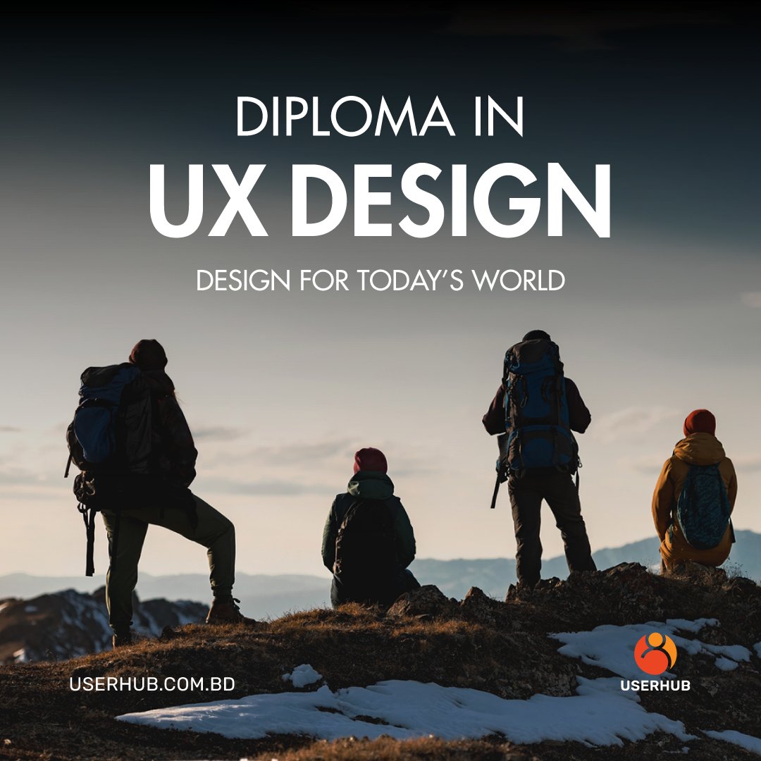 UserhubUX's tweet photo. Enroll in the 6-month #UXDesign #Diploma program. Learn modern #designmethods with simplified lessons and guided projects. 

Visit https://t.co/XBMJivCxya 

Send us a message, or call 01677-353-993 to learn more.

#ux #ui #humancentereddesign #DUXD #Userhub https://t.co/5yM4RMeG9x