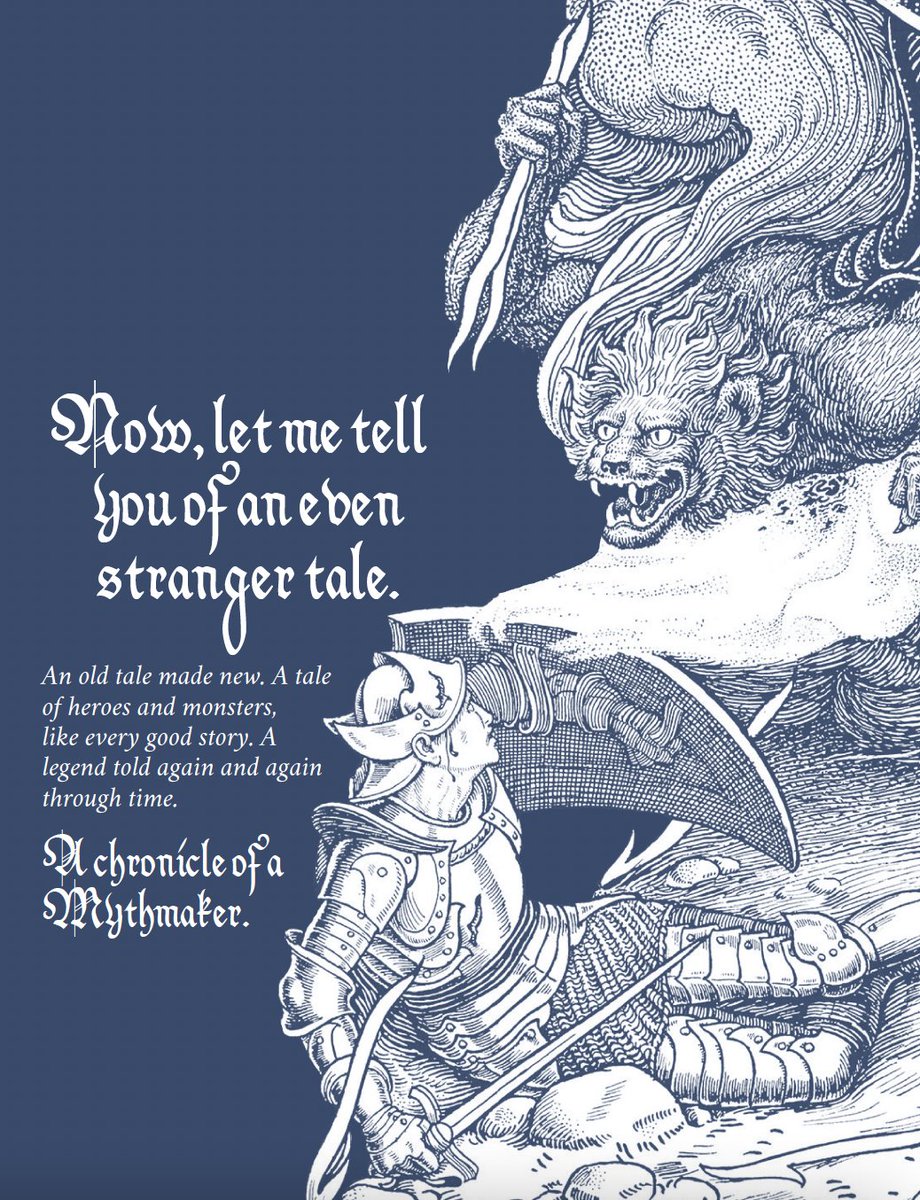 kw_writing's tweet photo. OUT NOW: MYTHMAKER is a solo journaling game for the #lostfoundjam where you play as a mythic antagonist, judging those who come to challenge you as the kingdom around you slowly decays.
tell your tale. deem them worthy or unworthy. wait for your end.
https://t.co/FVMTc4uzqR https://t.co/BnEAjqsROW
