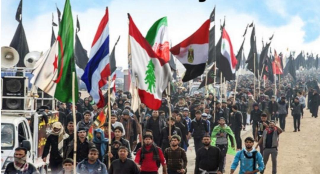 cherikedel's tweet photo. What is the root of this love and unity ?!
 We are all under the banner of Hussein

#Arbaeen2021
#اربعین https://t.co/oXv5YEIcNr