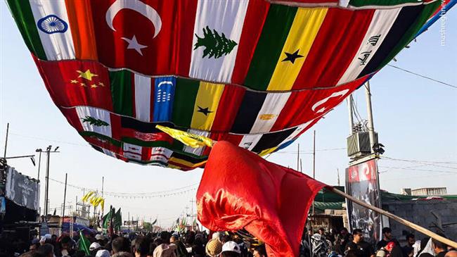cherikedel's tweet photo. What is the root of this love and unity ?!
 We are all under the banner of Hussein

#Arbaeen2021
#اربعین https://t.co/oXv5YEIcNr