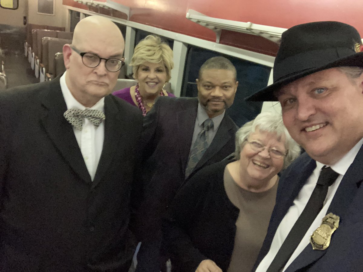 SpeddenMichael's tweet photo. My murder mystery troupe The Fowl Players of Perryville on The Western Maryland Scenic Railroad #thefowlplayersofperryville #michaelspedden #fowlplayersradio #wmsr https://t.co/3PXLJOzhC9